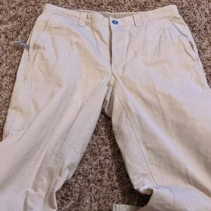 Men's Columbia 32wx34l khaki pants